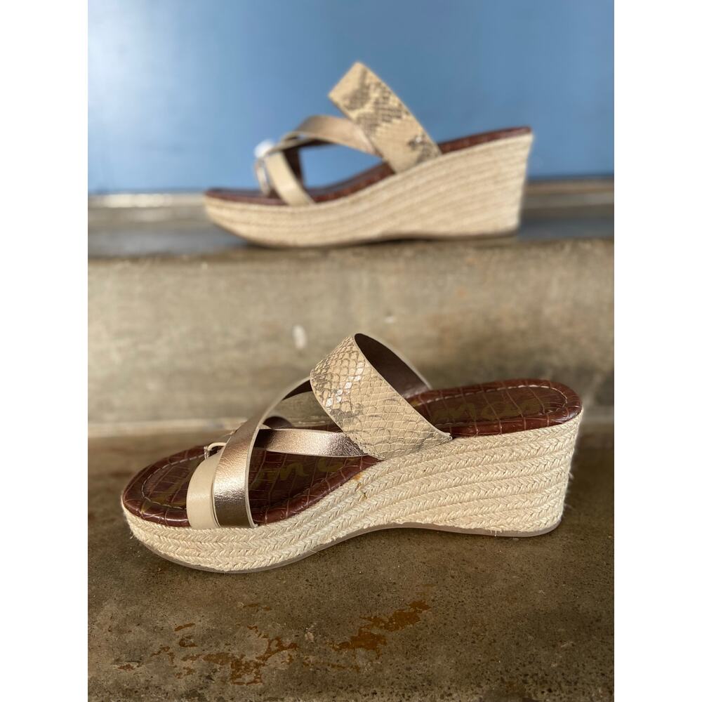 Sam Edelman Raleigh strappy wedge espadrille sandal - Picture 3 of 9